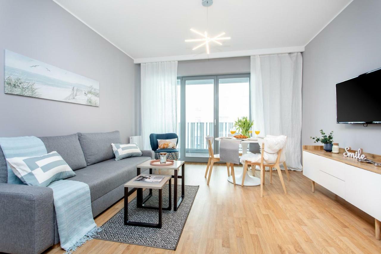 Seaside Beach 150M Do Plazy - Parking - Praia Apartments - Polsat Ergo Arena Plus Gdansk Luaran gambar